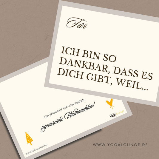 POSTKARTE "ICH BIN SO DANKBAR, DASS ES DICH GIBT"